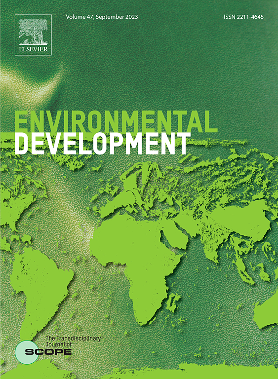 Go to journal home page - Environmental Development